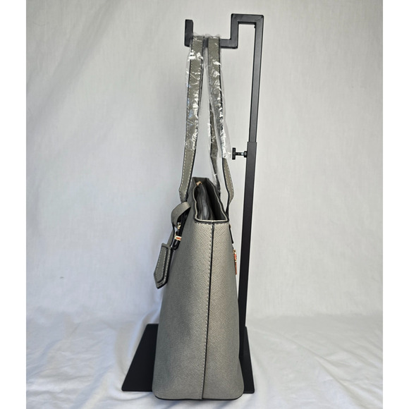 Elim & Paul Shoulder Bag with Matching Wallet Gray NWOT - Picture 5 of 16